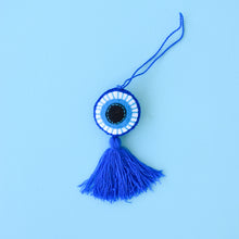Load image into Gallery viewer, ojo azul tassel