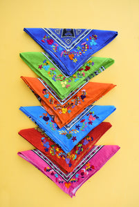 fiesta embroidered bandanas