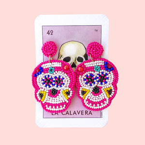 calavera earrings