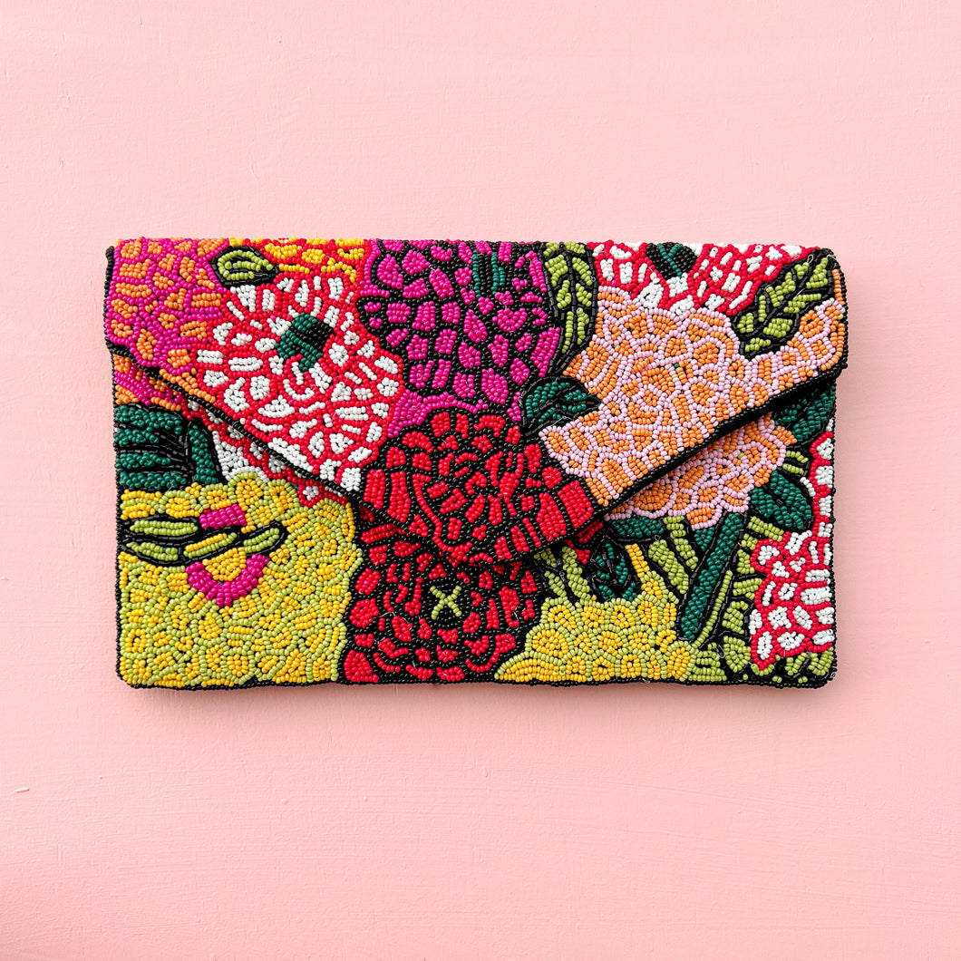 floral clutch