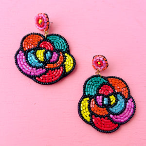 fiesta flor earrings