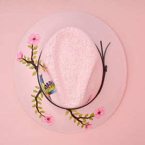 primavera light pink hat