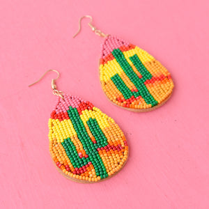 sunset earrings