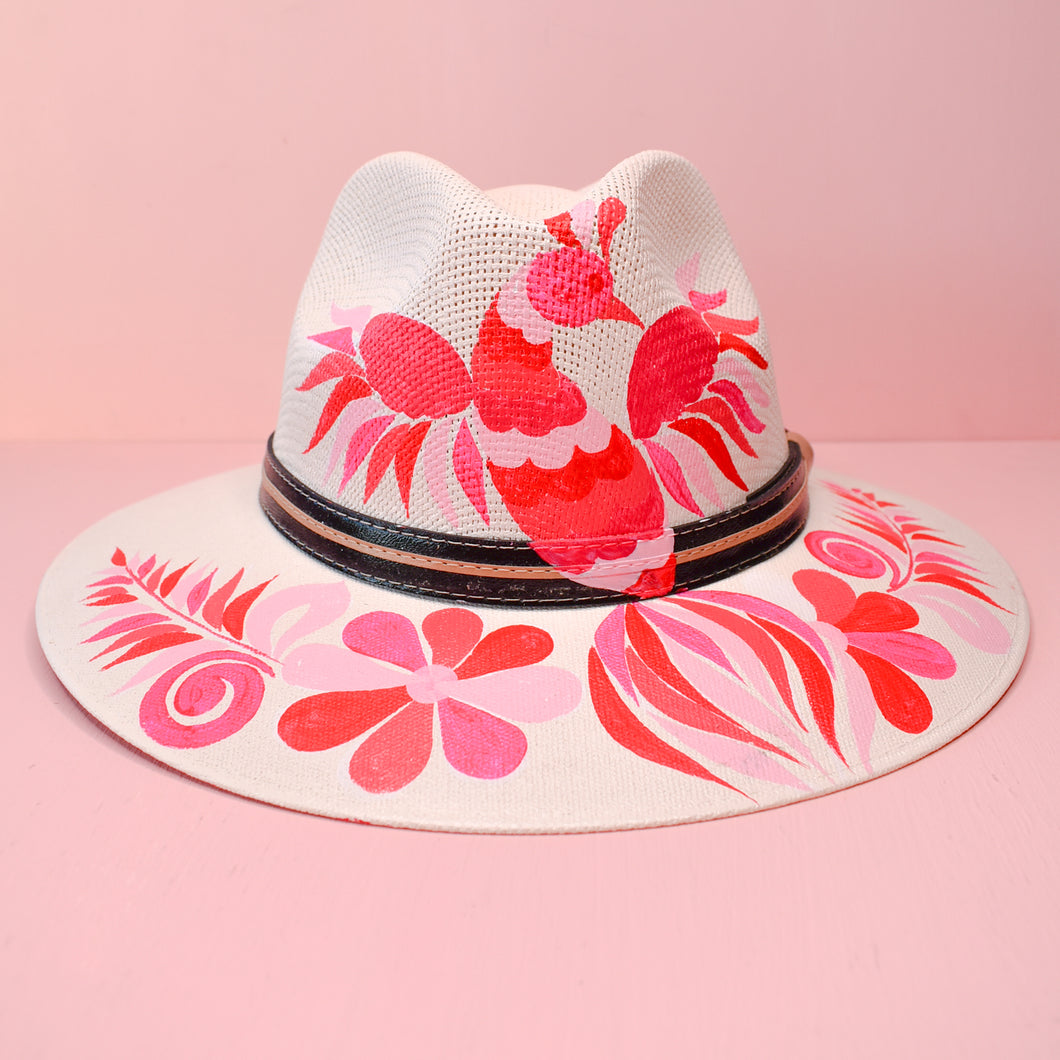 pink tone paradise hat