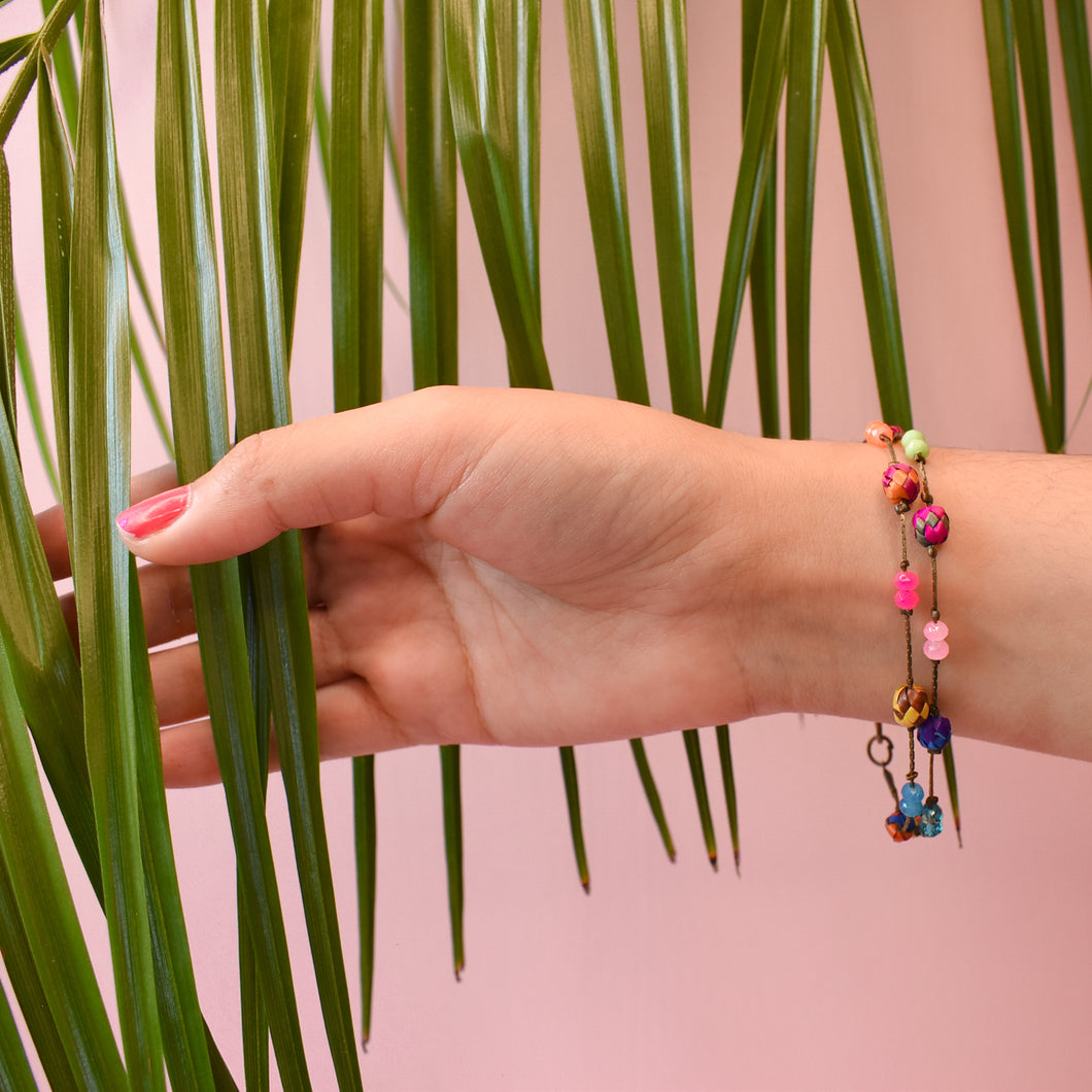 palm bracelet double strand