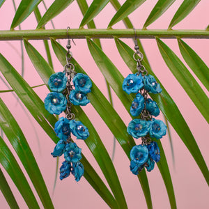 palm bouquet earrings